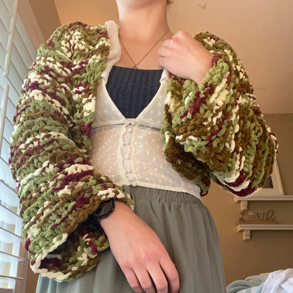 Handmade flared Cardigan